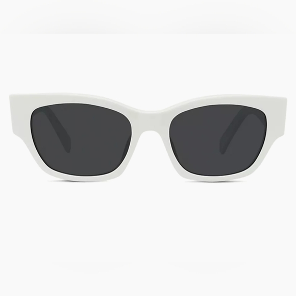 CELINE π₯ NWT π₯ 54MM White Rectangular Sunglasses. NEVER USED! Perfect! - Picture 15 of 16